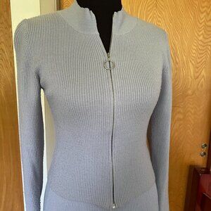 Knit Jacket and Mini Skirt Set